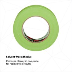 3M™ High Performance Green Masking Tape 401+, 36 mm x 55 m 6.7 mil, 16 per case Bulk