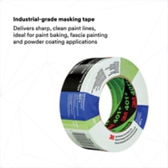 3M™ High Performance Green Masking Tape 401+, 48 mm x 55 m