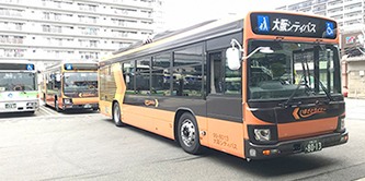 大阪シティバスBRT(いまざとライナー）大型路線バス フルラッピング