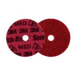 Scotch-Brite Precision Surface Conditioning Disc, PN-DH, Medium, 4 in x 5/8 in, 100 ea/Case image Scotch-Brite Precision Surface Conditioning Disc, PN-DH, Medium, 4 in x 5/8 in, 100 ea/Caseimage