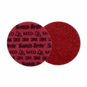Scotch-Brite Precision Surface Conditioning Disc, PN-DH, Medium, 6 in x NH, 50 ea/Caseimage
