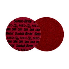 A Scotch-Brite™ Precision Surface Conditioning Disc, PN-DH, Medium, 7 IN x NH