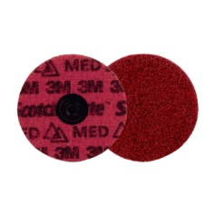 A Scotch-Brite™ Roloc™ Precision Surface Conditioning Disc, PN-DS, Medium, TS, 4 IN
