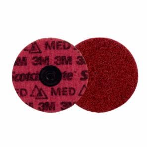 Scotch-Brite Roloc Precision Surface Conditioning Disc, PN-DS, Medium, TS, 4 in, 25/Carton, 100 ea/Case, Dispenser Pack image Scotch-Brite Roloc Precision Surface Conditioning Disc, PN-DS, Medium, TS, 4 in, 25/Carton, 100 ea/Case, Dispenser Packimage