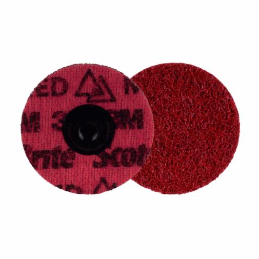 A Scotch-Brite™ Roloc™ Precision Surface Conditioning Disc, PN-DS, Medium, TS, 3 IN