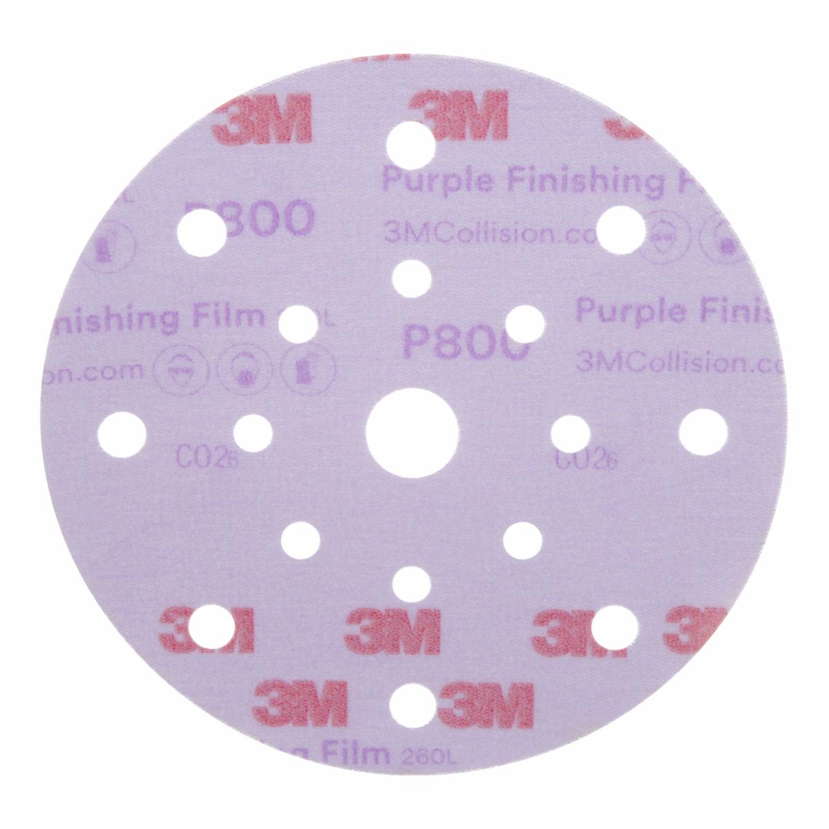 ™ Hookit Purple Finishing Film Abrasive Disc 260L