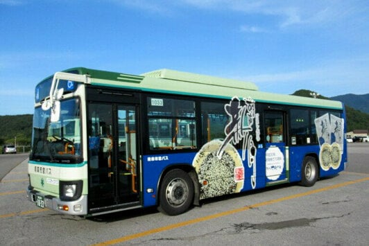 渋川せんべい 車輌ラッピング