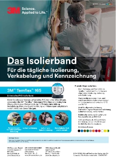 3M™ Temflex™ 165 Vinyl-Isolierband Broschüre digital