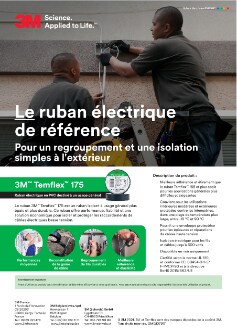 3M™ Temflex™ 175 Ruban électrique vinyle dépliant numérique