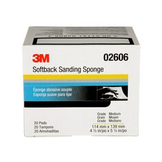 3M™ Softback Sanding Sponge, 02606, Medium-120/180