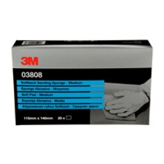 3M™ Softback Sanding Sponge, 03808, Medium
