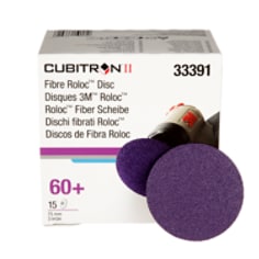 3M™ Cubitron™ II Roloc™ Fibre Disc, 33391, 60+