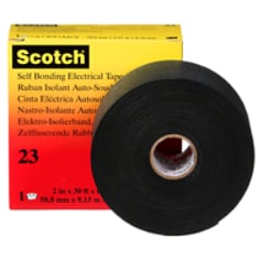 A Scotch® Rubber Splicing Tape 23, 2 in x 30 ft, Black