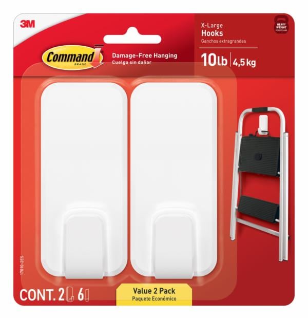 Command 10 lb X-Large Hooks 17010-2ES 17010-2ES