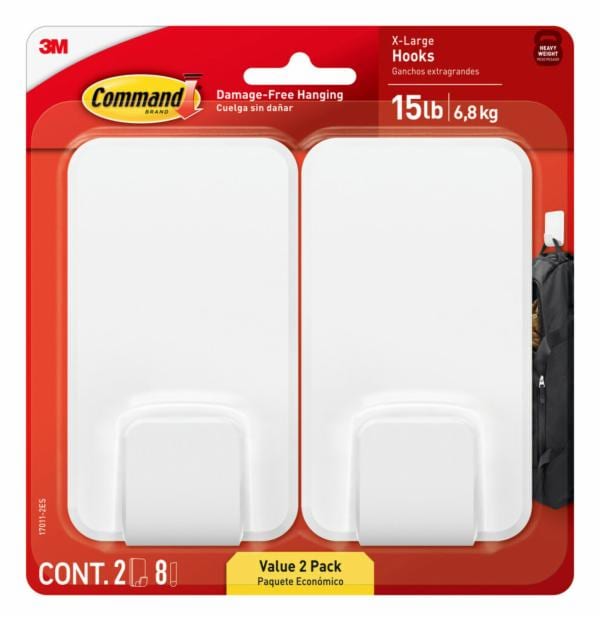 Command 15 lb X-Large Hooks 17011-2ES