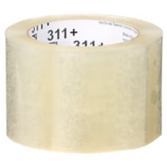 A roll of Scotch® High Tack Box Sealing Tape 311+, Clear, 72 mm x 100 m
