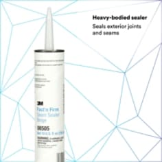 Heavy-bodied sealer Seals exterior joints and seams