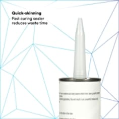 Quick-skinning Faast curing sealer reduces waste time