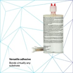 Versatile adhesive Bonds virtually any substrate