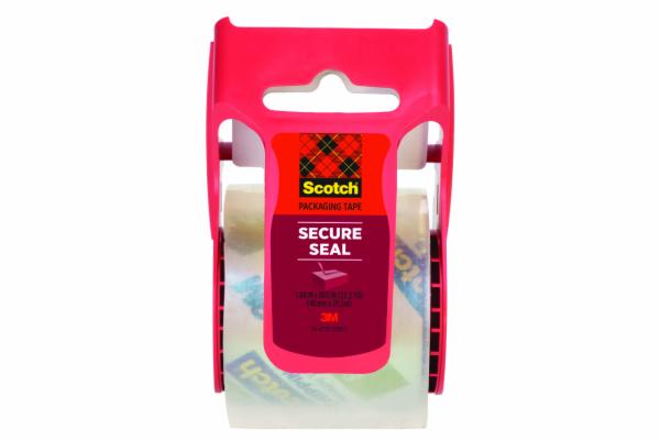 Scotch Ultra Clear Packaging Tape w/dispenser 141