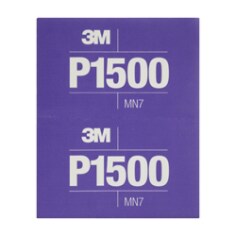 3M™ Hookit™ Flexible Abrasive Sheet, 34343, P1500, 5.5 in x 6.8 in