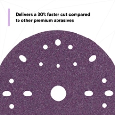 Delivers a 30% faster cut compared to other premium abrasives