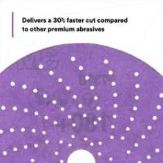 Delivers a 30% faster cut compared to other premium abrasives