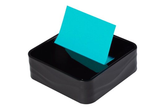 Post-it(R) Super Sticky Pop-up Notes & Dispenser WAVE-330-BK-SR