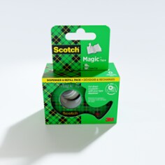 3M Scotch Nastro Biadesivo Con Dispenser In Chiocciola, 12 Mm X 6.3 M