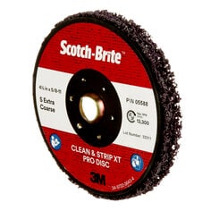 Disque « Clean and Strip » XT Pro Scotch-Brite™, TN, grain S EXTRA GROSSIER, changement rapide