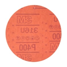 3M™ Hookit™ Red Abrasive Disc, 01218, 6 in, P400