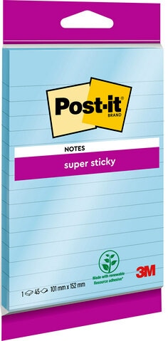 Post-it® Super Sticky Notes 7100172230  6844-L-NB CRIP