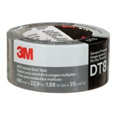 3M™ All Purpose Duct Tape, DT8, silver