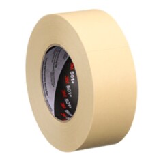 A roll of 3M™ Specialty High Temperature Masking Tape 501+, Tan, 48 mm x 55 m, 7.3 mil