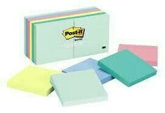 Post-it® Super Sticky Notes 654-3SSNE, 76 mm x 76 mm, 125 Sheets, 6 Pads/Blister Pack, 8 Box-EN