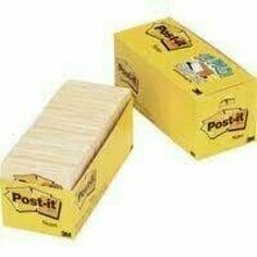 Post-it® Super Sticky Notes 654-18SSBUS, 76 mm x 76 mm, 90 Sheets, Cabinet Pack, 8/Case-EN