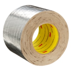 3M™ Venture Tape™ FSK Facing Tape 1525CW, Silver, 99 mm x 45.7 m, 12
 rolls per case