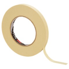 3M™ Specialty High Temperature Masking Tape 501+, Tan, 12 mm x 55 m, 7.3
 mil