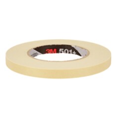 3M™ Specialty High Temperature Masking Tape 501+, Tan, 12 mm x 55 m, 7.3
 mil