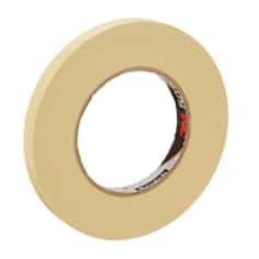 3M™ Specialty High Temperature Masking Tape 501+, Tan, 12 mm x 55 m, 7.3
 mil