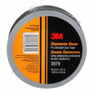 3M™ Contractor Grade Pro Strength Duct Tape 3979, Silver, 1.88 in x 60 yd, 24/Case, Individually Wrapped Conveniently Packaged image 3M™ Contractor Grade Pro Strength Duct Tape 3979, Silver, 1.88 in x 60 yd, 24/Case, Individually Wrapped Conveniently Packagedimage
