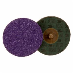 3M™ Cubitron II Roloc Fibre Disc 786C, 33389, 3 in (75 mm), 36+, 15 Discs/Carton, 6 Cartons/Caseimage