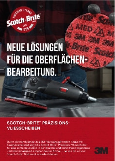 Scotch-Brite™ Präzisions-Vliesscheibe Portfolio-Flyer