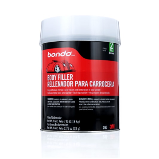 3M Bondo Easy Finish 802 60455073134 Body Filler, Black, 12 oz