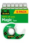 Scotch® Magic™ Tape, 3/4 in. x 650 in. 6 Dispensers/Pack