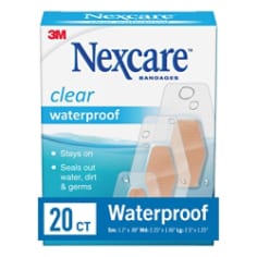 Nexcare™ Clear Waterproof 20 ct