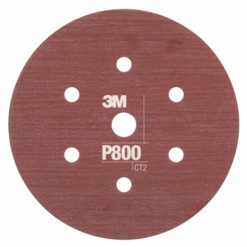 3M™ Hookit™ Flexible Abrasive Disc 270J, 34406, 6 in, Dust Free, P800
