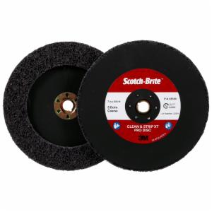 Scotch-Brite Clean and Strip XT Pro TN Quick Change Disc, XO-DN, SiC Extra Coarse, Purple, 7 in x 5/8 in-11, 5 ea/Case image Scotch-Brite Clean and Strip XT Pro TN Quick Change Disc, XO-DN, SiC Extra Coarse, Purple, 7 in x 5/8 in-11, 5 ea/Caseimage