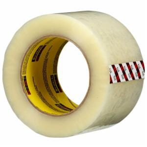 Scotch High Tack Box Sealing Tape 373+, Clear, 72 mm x 100 m, 24 Rolls/Caseimage