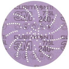 A 3M Xtract™ Cubitron™ II Film Disc 775L, 5 in, 240+, Precision Shaped Ceramic Grain